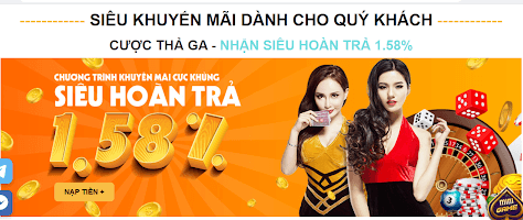 tặng tiền, hoàn tiền lên đến 1,58% trên five88