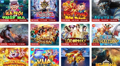 Hàng trăm game slot để người chơi lựa chọn