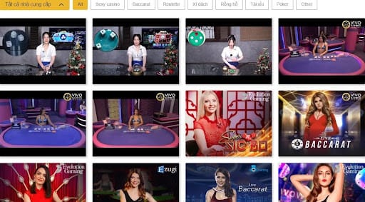 Rất nhiều trò chơi casino để người chơi lựa chọn