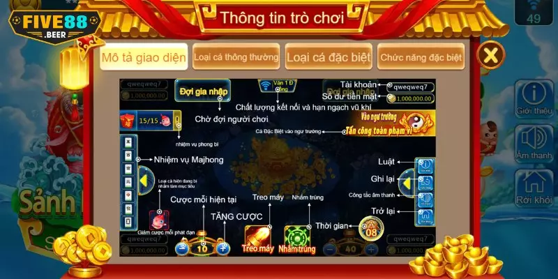 Bí kíp chiến thắng Tam Tiên Bắn Cá trên Five88