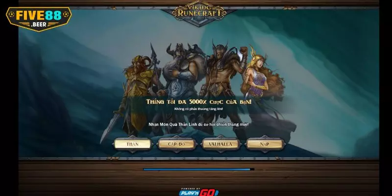 Runecraft - Slot Game Viking hấp dẫn với cơ chế độc đáo tại Five88