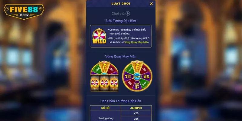 Luật chơi và cách tính điểm trong Slot Vòng Quay Hoàng Gia