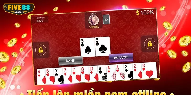 Ưu điểm vượt trội của game Tiến lên miền Nam 52 lá tại Five88